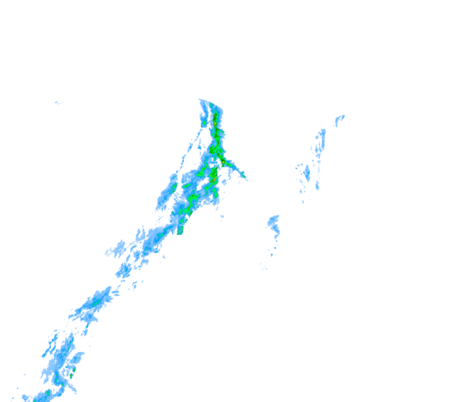 Weather radar data valid at 2026/10/24 18:36 UTC