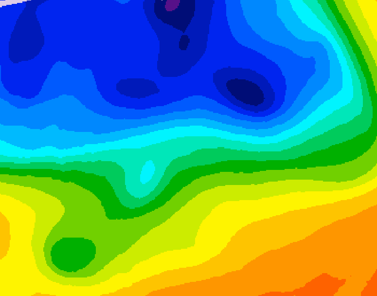 GDPS 500 millibar geopotential height 168 hour forecast chart for Canada based on 2026/10/25 1200Z data