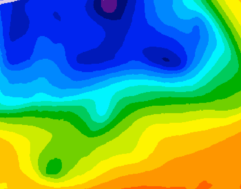 GDPS 500 millibar geopotential height 174 hour forecast chart for Canada based on 2026/10/25 1200Z data