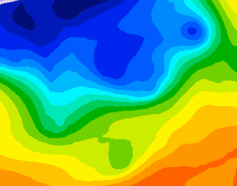 GDPS 500 millibar geopotential height 204 hour forecast chart for Canada based on 2026/10/25 1200Z data