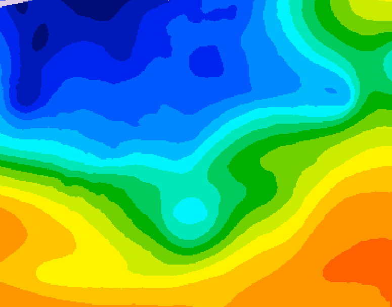 GDPS 500 millibar geopotential height 240 hour forecast chart for Canada based on 2026/10/25 1200Z data