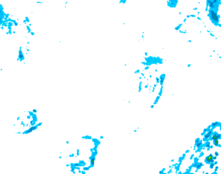 GDPS precipitation 024 hour forecast chart for Canada based on 2026/10/25 0000Z data