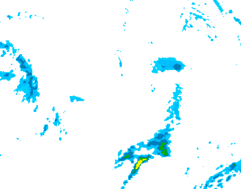 GDPS precipitation 204 hour forecast chart for Canada based on 2026/10/25 1200Z data