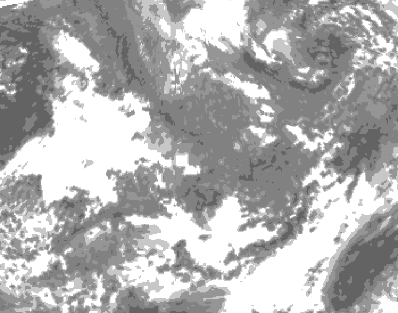 GDPS total cloud 114 hour forecast chart for Canada based on 2026/10/25 1200Z data