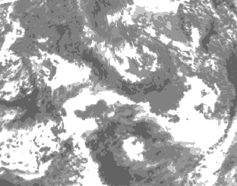GDPS total cloud 156 hour forecast chart for Canada based on 2026/10/25 1200Z data