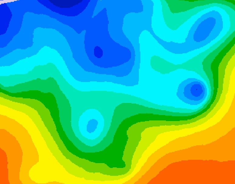 GDPS 500 millibar geopotential height 234 hour forecast chart for Canada based on 2026/10/26 0000Z data
