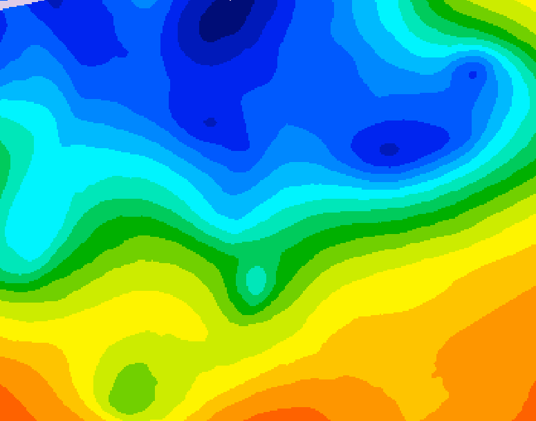 GDPS 500 millibar geopotential height 174 hour forecast chart for Canada based on 2026/10/26 1200Z data