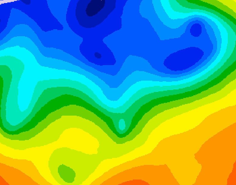 GDPS 500 millibar geopotential height 180 hour forecast chart for Canada based on 2026/10/26 1200Z data