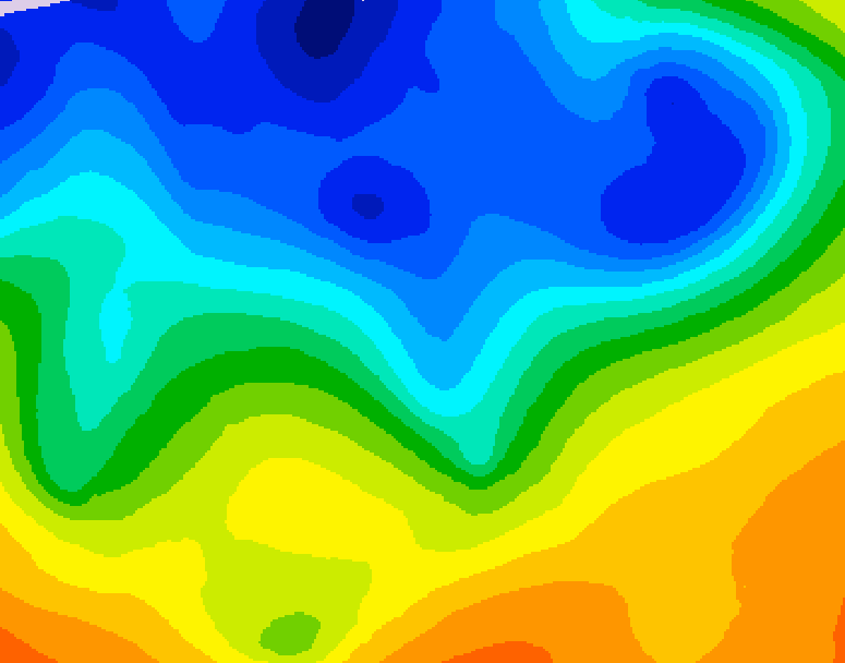 GDPS 500 millibar geopotential height 186 hour forecast chart for Canada based on 2026/10/26 1200Z data