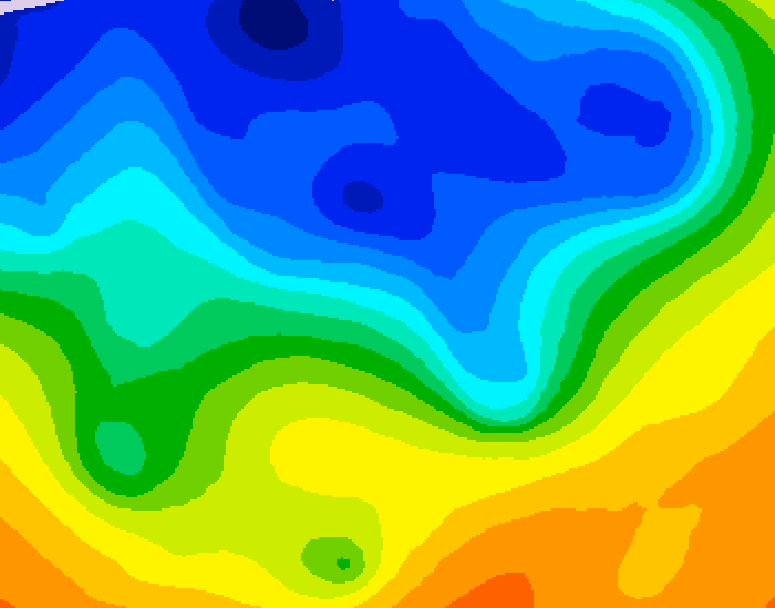 GDPS 500 millibar geopotential height 198 hour forecast chart for Canada based on 2026/10/26 1200Z data