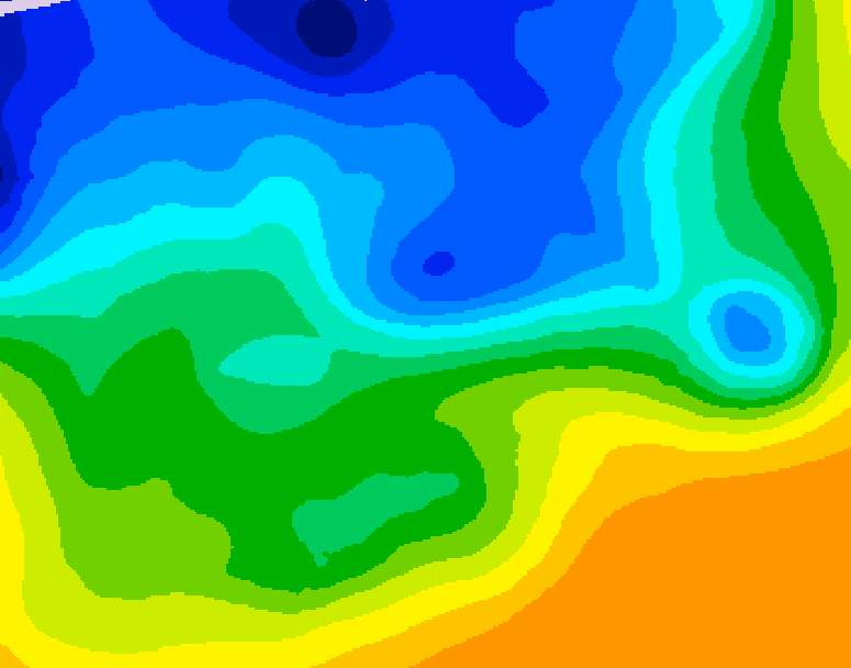 GDPS 500 millibar geopotential height 228 hour forecast chart for Canada based on 2026/10/26 1200Z data