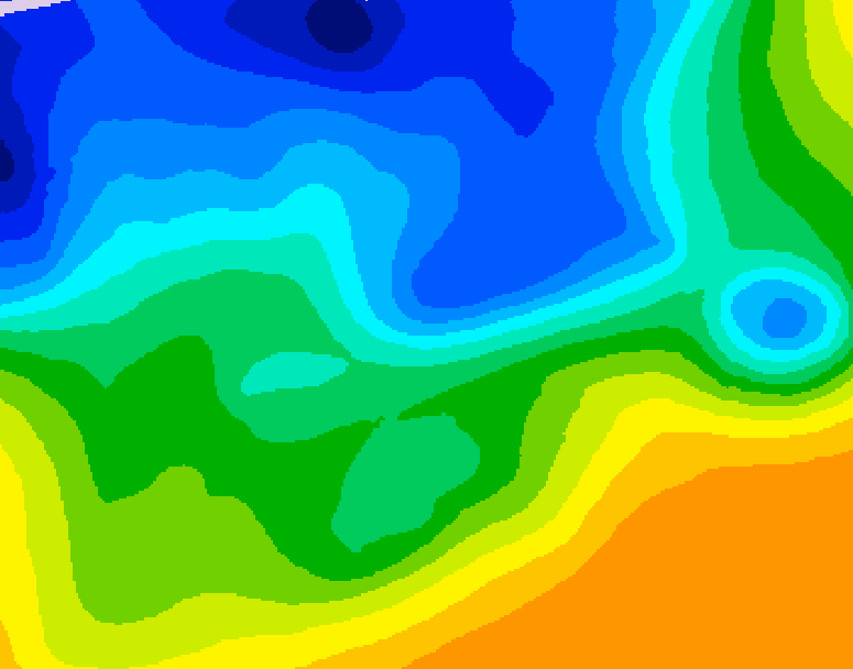 GDPS 500 millibar geopotential height 234 hour forecast chart for Canada based on 2026/10/26 1200Z data