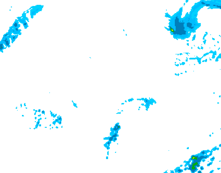 GDPS precipitation 060 hour forecast chart for Canada based on 2026/10/26 1200Z data