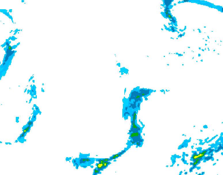 GDPS precipitation 186 hour forecast chart for Canada based on 2026/10/26 1200Z data