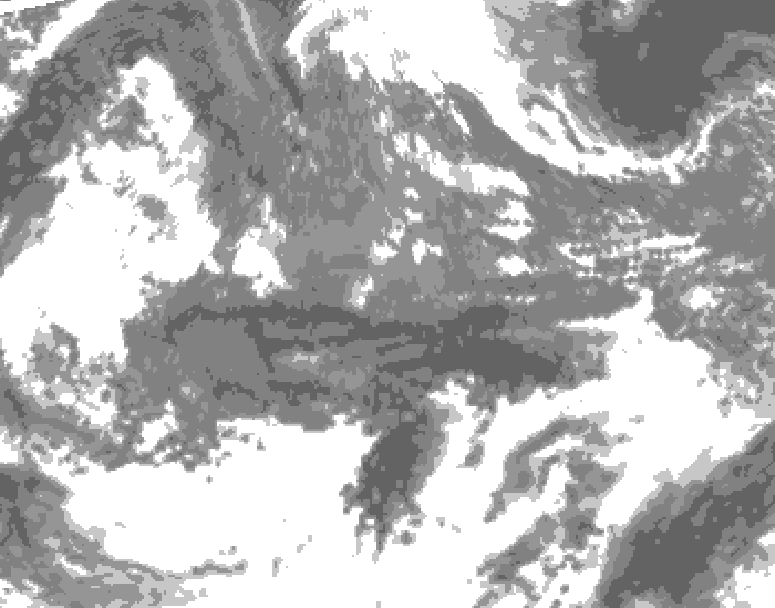 GDPS total cloud 060 hour forecast chart for Canada based on 2026/10/26 1200Z data
