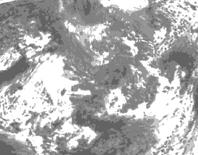 GDPS total cloud 120 hour forecast chart for Canada based on 2026/10/26 1200Z data
