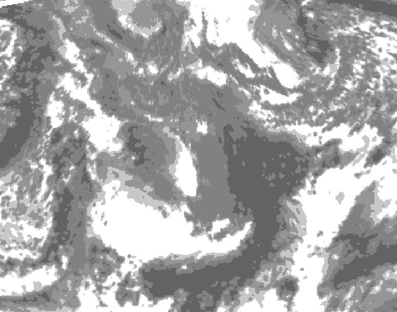 GDPS total cloud 192 hour forecast chart for Canada based on 2026/10/26 1200Z data