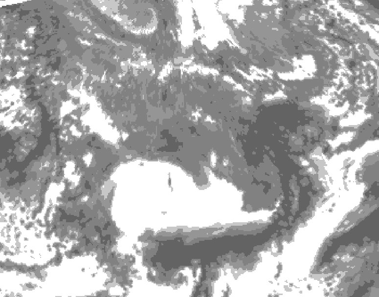 GDPS total cloud 204 hour forecast chart for Canada based on 2026/10/26 1200Z data