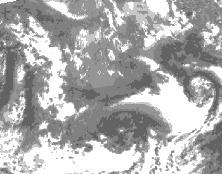 GDPS total cloud 228 hour forecast chart for Canada based on 2026/10/26 1200Z data