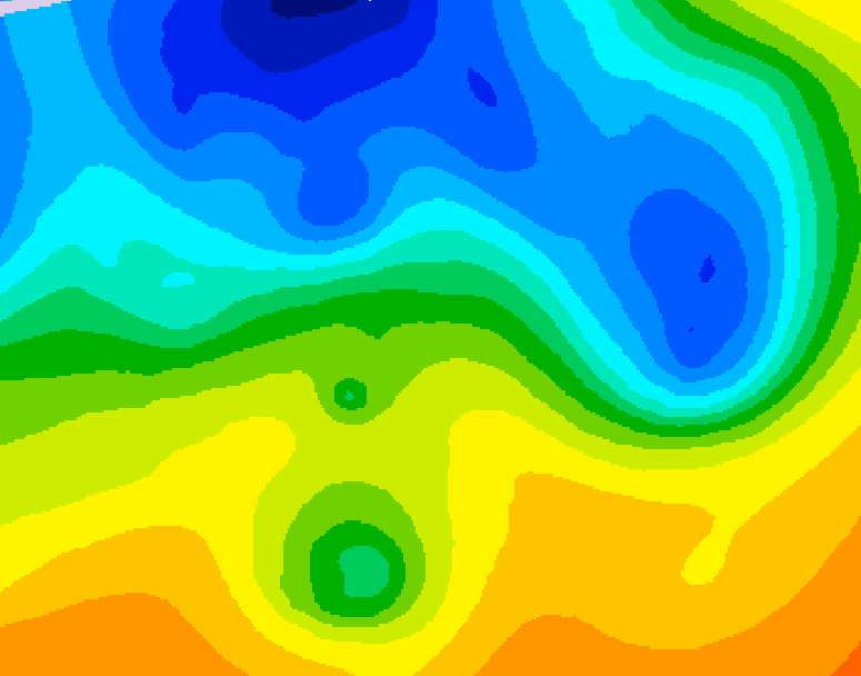 GDPS 500 millibar geopotential height 168 hour forecast chart for Canada based on 2026/10/27 1200Z data