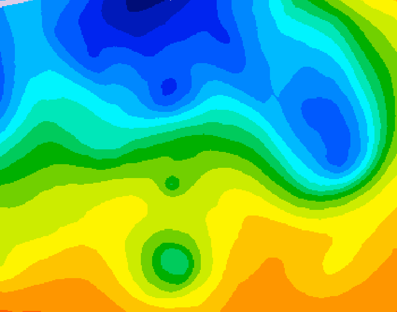 GDPS 500 millibar geopotential height 174 hour forecast chart for Canada based on 2026/10/27 1200Z data