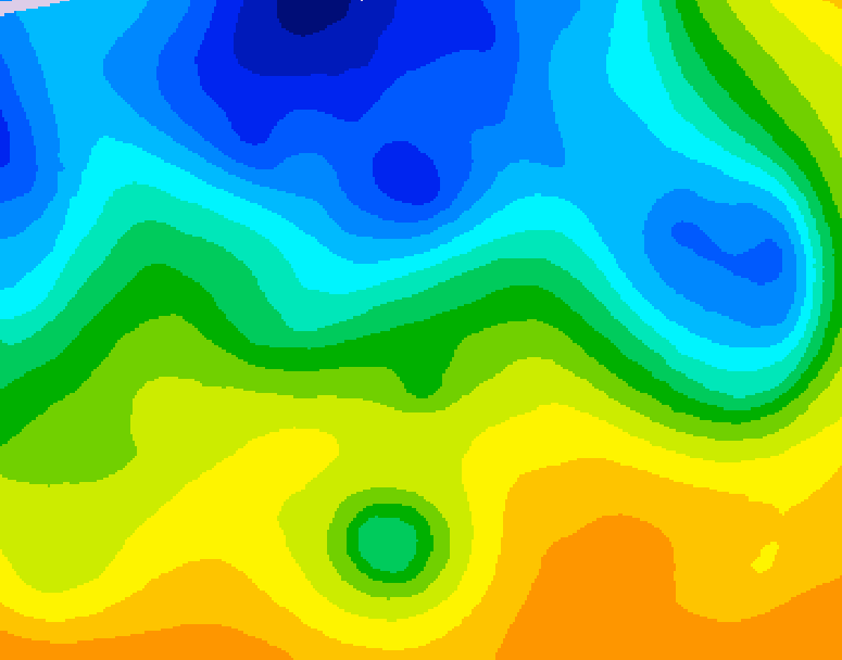GDPS 500 millibar geopotential height 186 hour forecast chart for Canada based on 2026/10/27 1200Z data