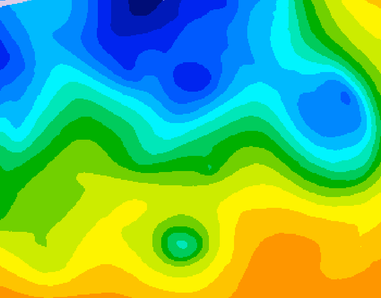 GDPS 500 millibar geopotential height 192 hour forecast chart for Canada based on 2026/10/27 1200Z data