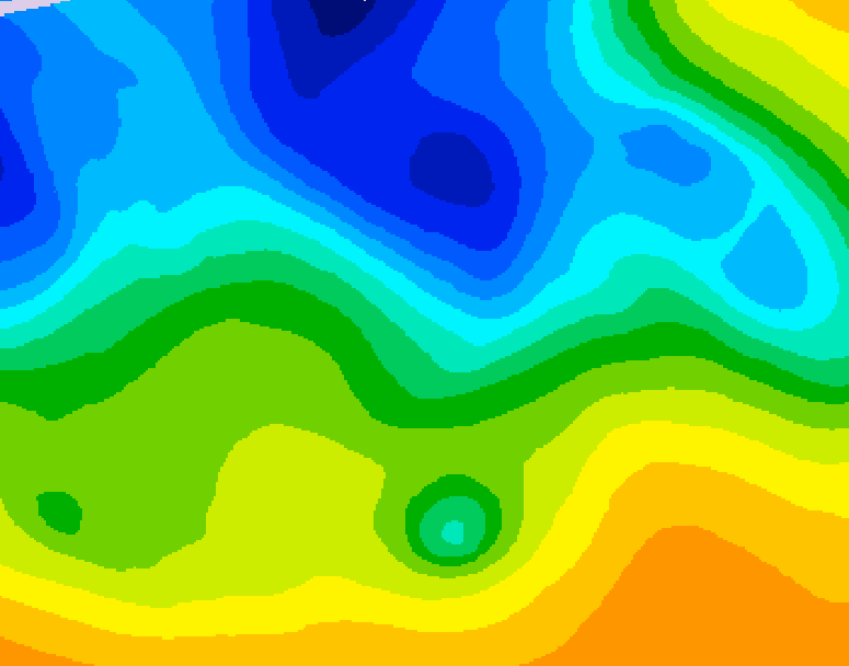 GDPS 500 millibar geopotential height 210 hour forecast chart for Canada based on 2026/10/27 1200Z data
