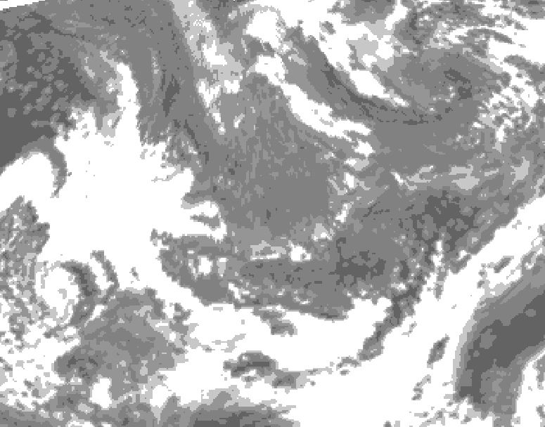 GDPS total cloud 066 hour forecast chart for Canada based on 2026/10/27 1200Z data