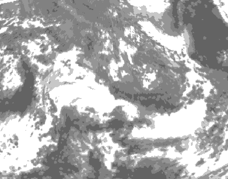 GDPS total cloud 126 hour forecast chart for Canada based on 2026/10/27 1200Z data