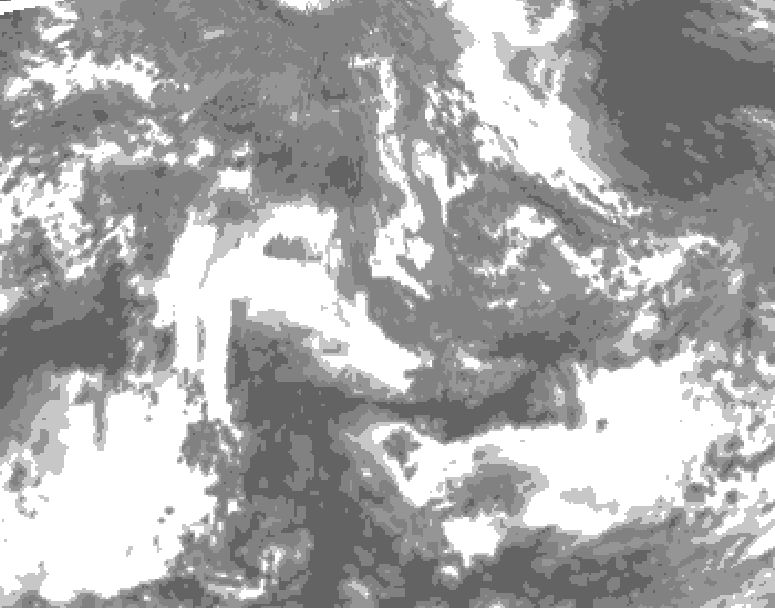 GDPS total cloud 138 hour forecast chart for Canada based on 2026/10/27 1200Z data