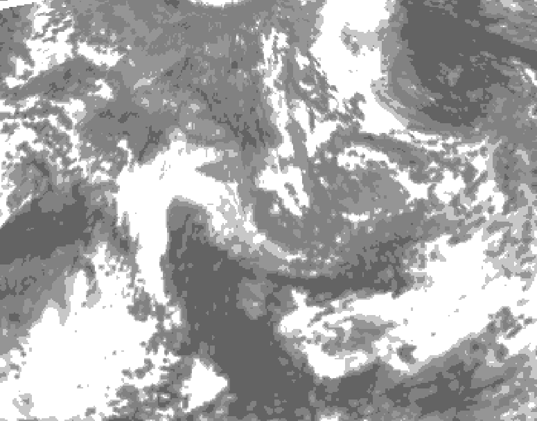 GDPS total cloud 144 hour forecast chart for Canada based on 2026/10/27 1200Z data