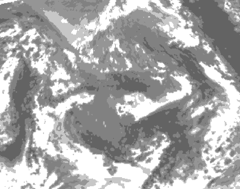 GDPS total cloud 234 hour forecast chart for Canada based on 2026/10/27 1200Z data