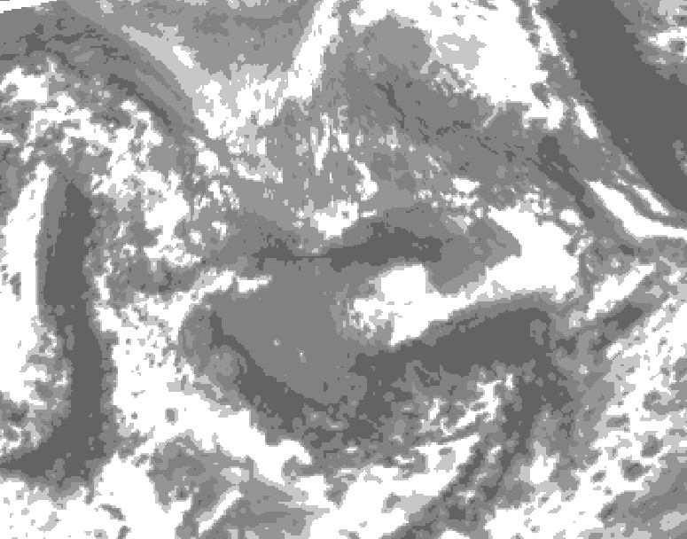 GDPS total cloud 240 hour forecast chart for Canada based on 2026/10/27 1200Z data
