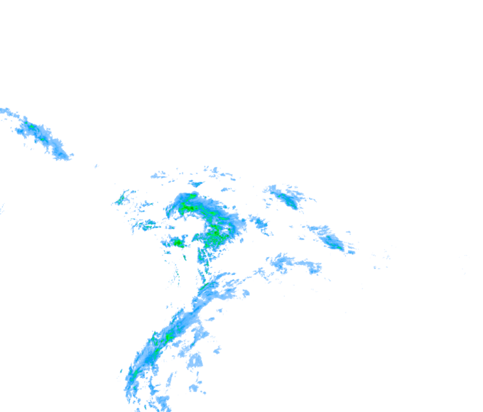 Weather radar data valid at 2026/10/27 13:00 UTC