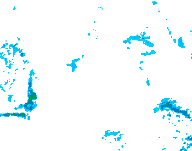 GDPS precipitation 222 hour forecast chart for Canada based on 2026/10/28 1200Z data