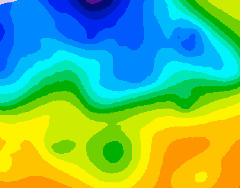 GDPS 500 millibar geopotential height 156 hour forecast chart for Canada based on 2026/10/29 0000Z data