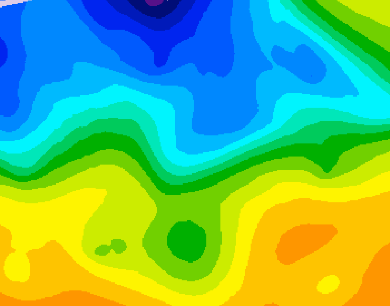 GDPS 500 millibar geopotential height 162 hour forecast chart for Canada based on 2026/10/29 0000Z data