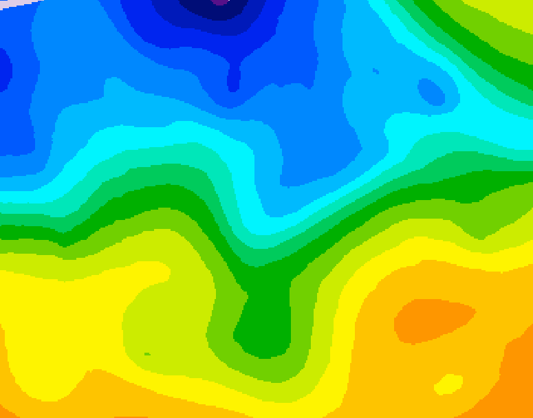GDPS 500 millibar geopotential height 168 hour forecast chart for Canada based on 2026/10/29 0000Z data