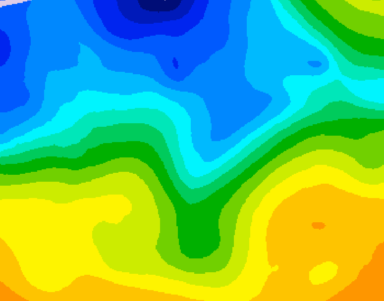 GDPS 500 millibar geopotential height 174 hour forecast chart for Canada based on 2026/10/29 0000Z data