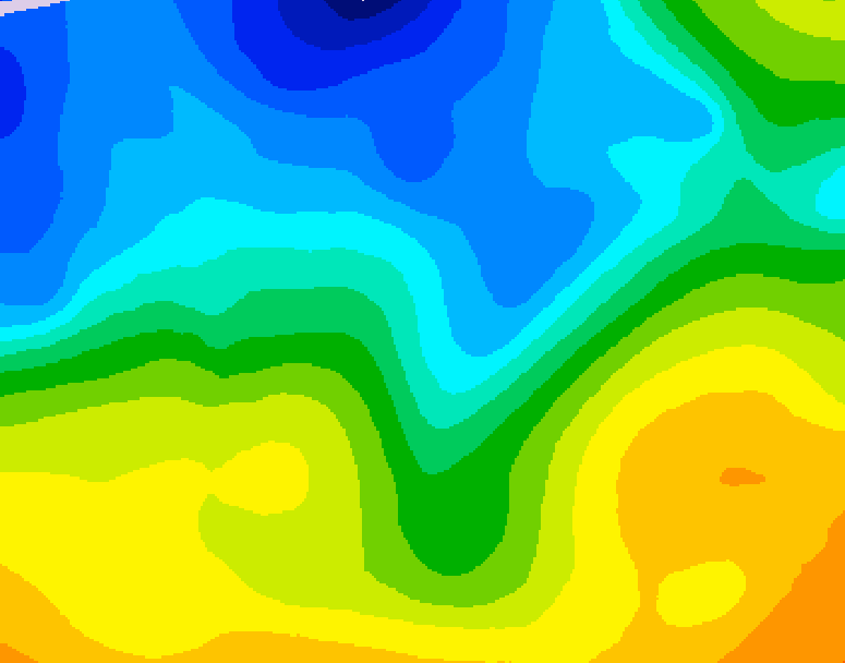 GDPS 500 millibar geopotential height 180 hour forecast chart for Canada based on 2026/10/29 0000Z data
