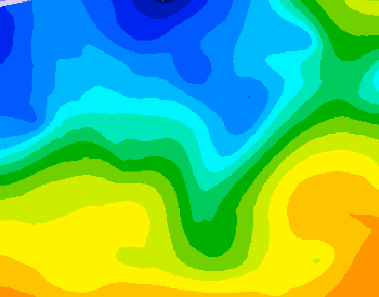 GDPS 500 millibar geopotential height 186 hour forecast chart for Canada based on 2026/10/29 0000Z data