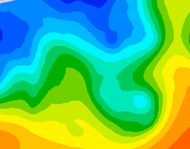 GDPS 500 millibar geopotential height 228 hour forecast chart for Canada based on 2026/10/29 0000Z data