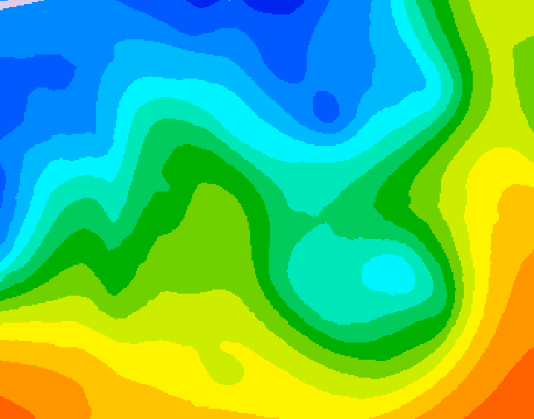 GDPS 500 millibar geopotential height 234 hour forecast chart for Canada based on 2026/10/29 0000Z data