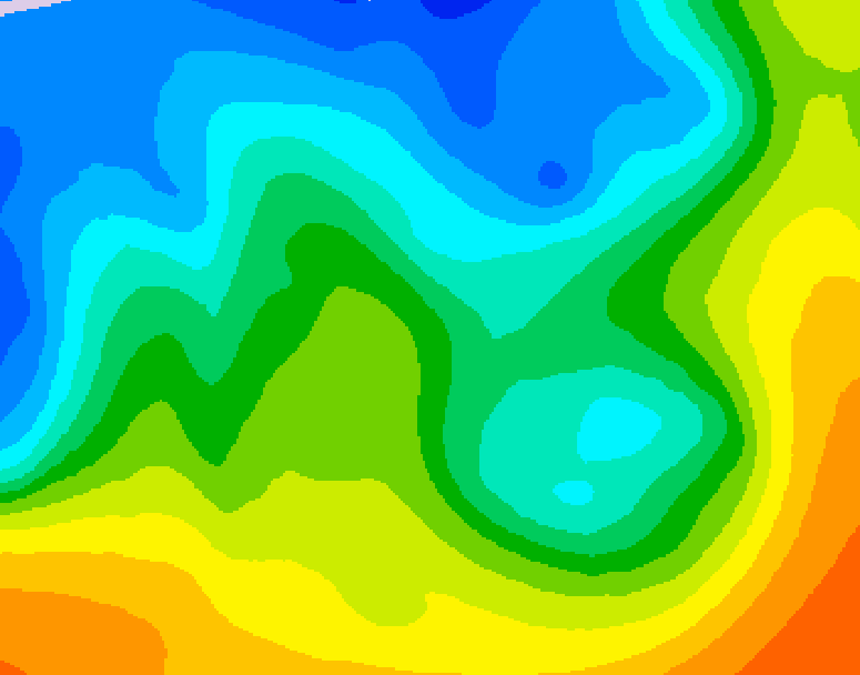 GDPS 500 millibar geopotential height 240 hour forecast chart for Canada based on 2026/10/29 0000Z data