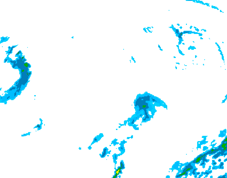 GDPS precipitation 138 hour forecast chart for Canada based on 2026/10/29 0000Z data