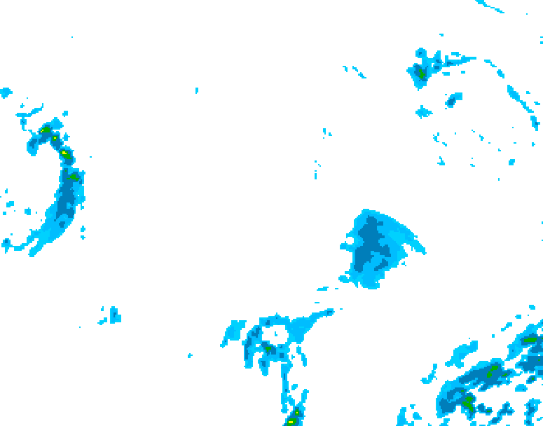 GDPS precipitation 144 hour forecast chart for Canada based on 2026/10/29 0000Z data