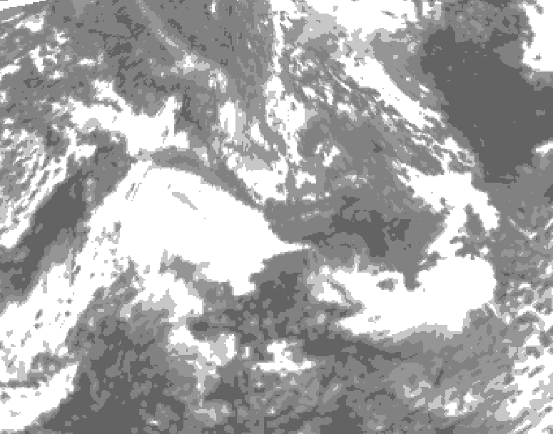 GDPS total cloud 084 hour forecast chart for Canada based on 2026/10/29 0000Z data
