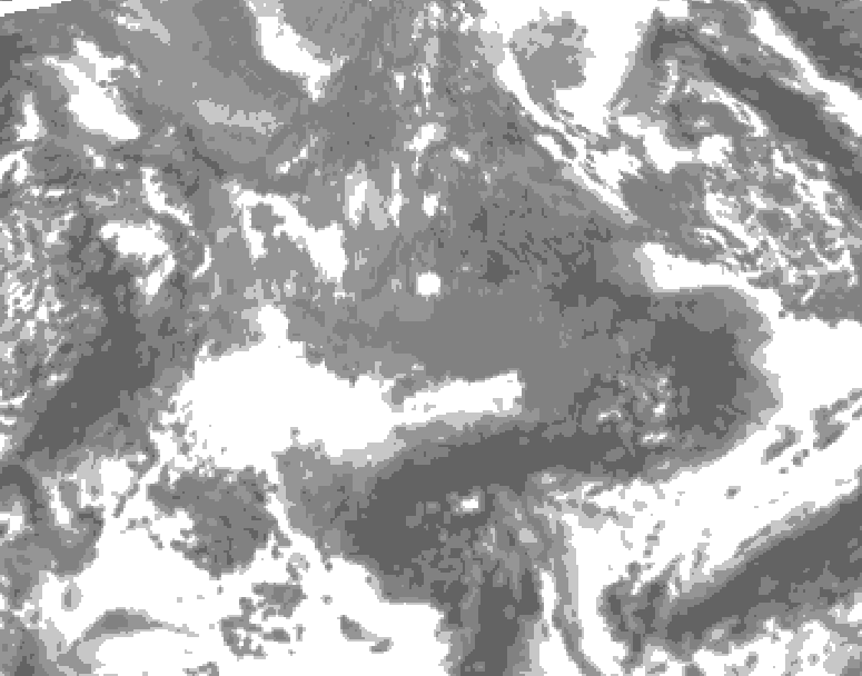 GDPS total cloud 156 hour forecast chart for Canada based on 2026/10/29 0000Z data