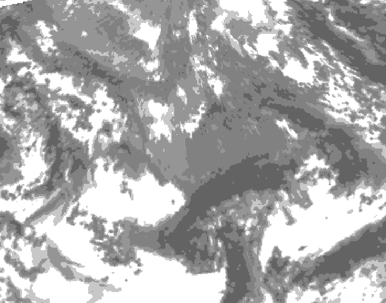 GDPS total cloud 168 hour forecast chart for Canada based on 2026/10/29 0000Z data